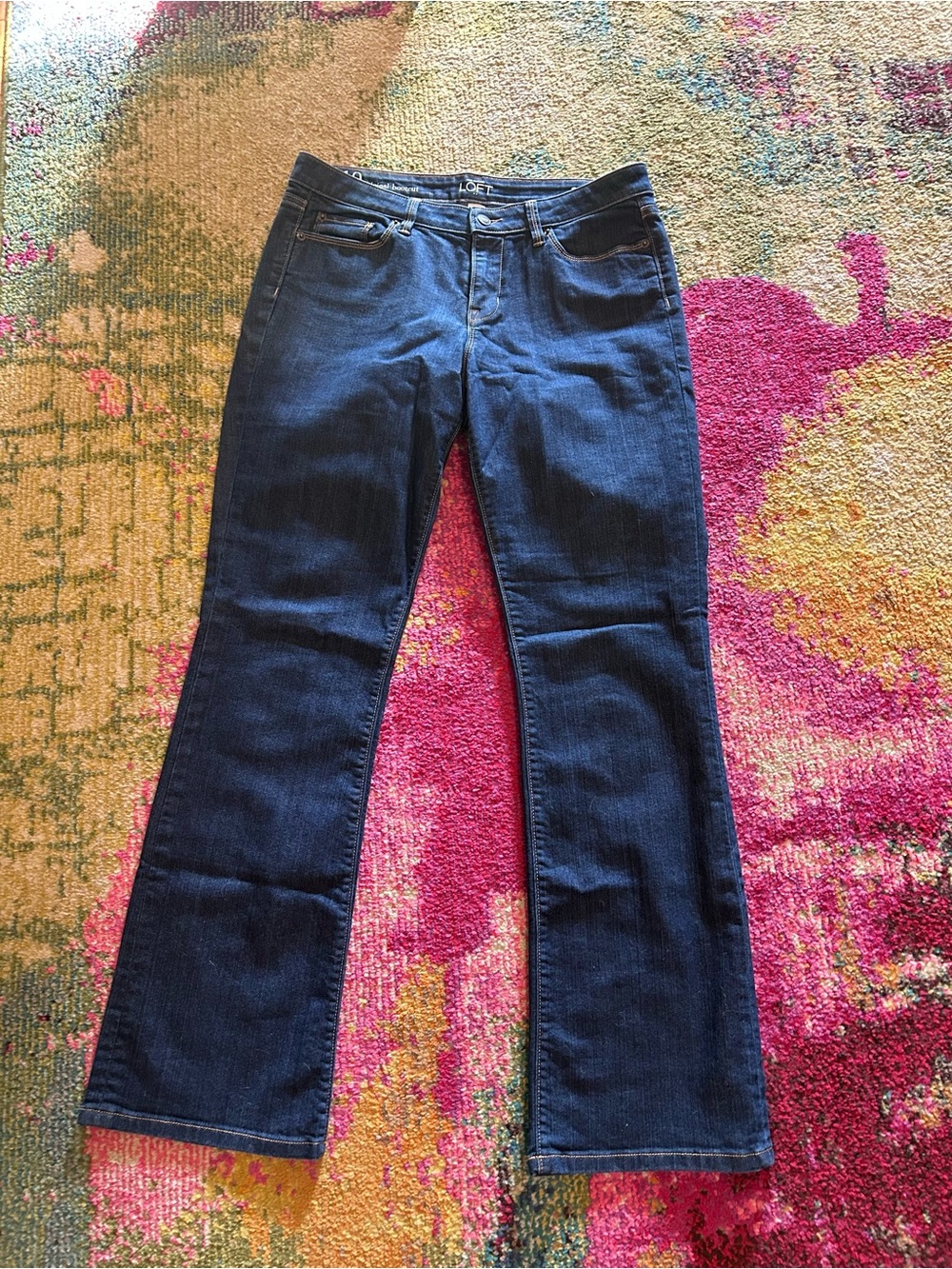 LOFT Indigo Flared Jeans